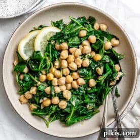 A plate of fresh Kale Garbanzo Bean Salad.