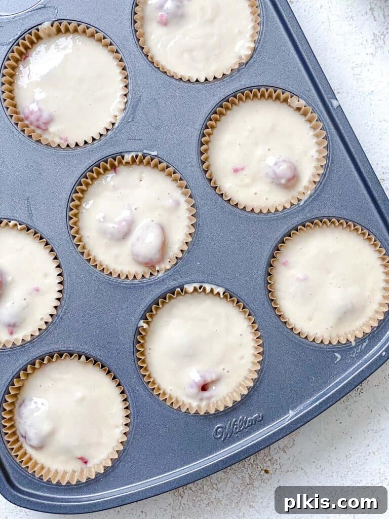 Simple Raspberry Cupcakes Your Way 8 pre baked cupcakes in muffin tin