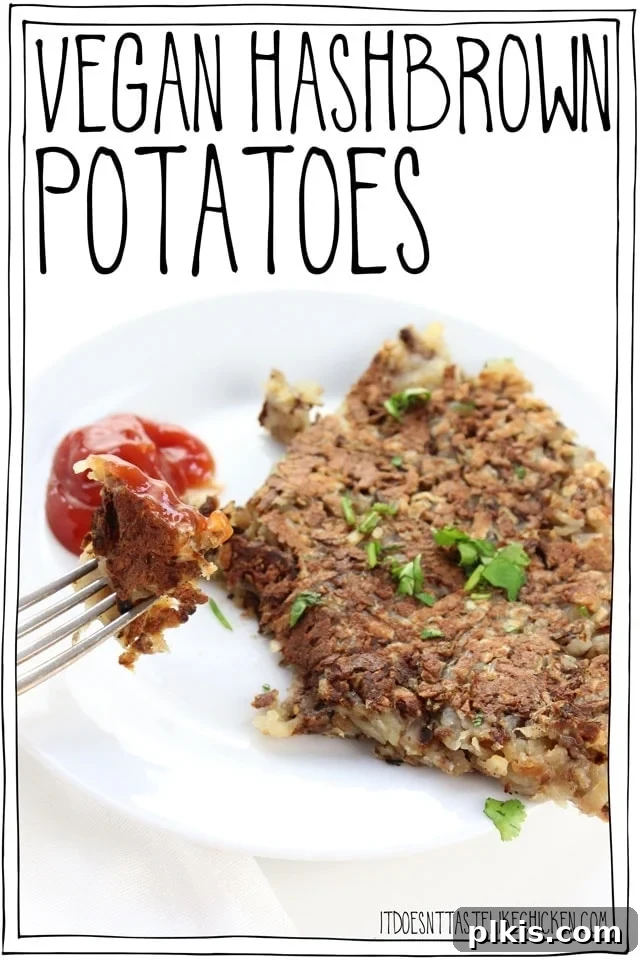 30 Effortless Plant-Based Potato Creations 20 completed Vegan Hashbrown Potatos on a white surface