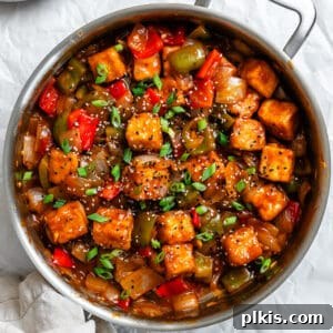 completed Sweet and Sour Tofu in a dish