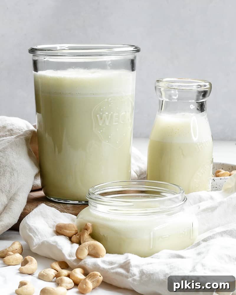 Plant-Based Alfredo Bliss 6 3 glass jars filled with vegan alfredo sauce.