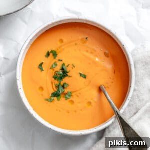 completed Tomato Gazpacho in a bowl