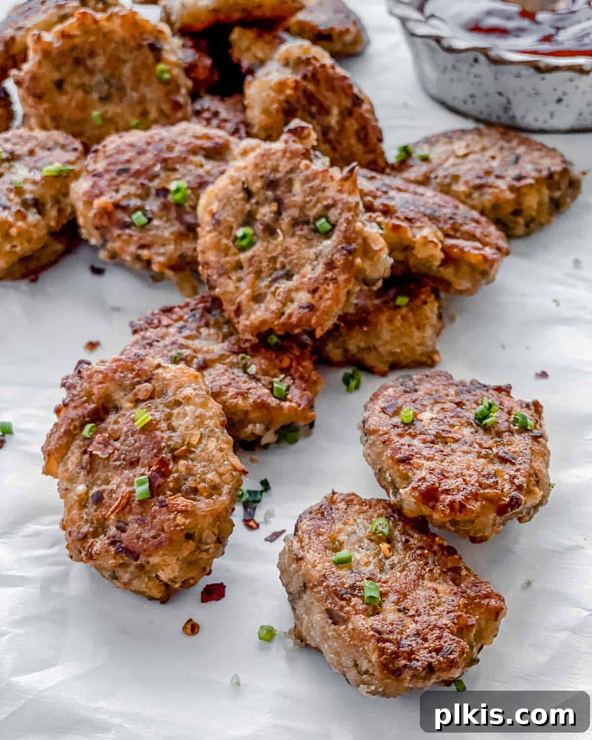 Crispy Quinoa Bites 13 completed Quinoa Tater Tots on a white surface