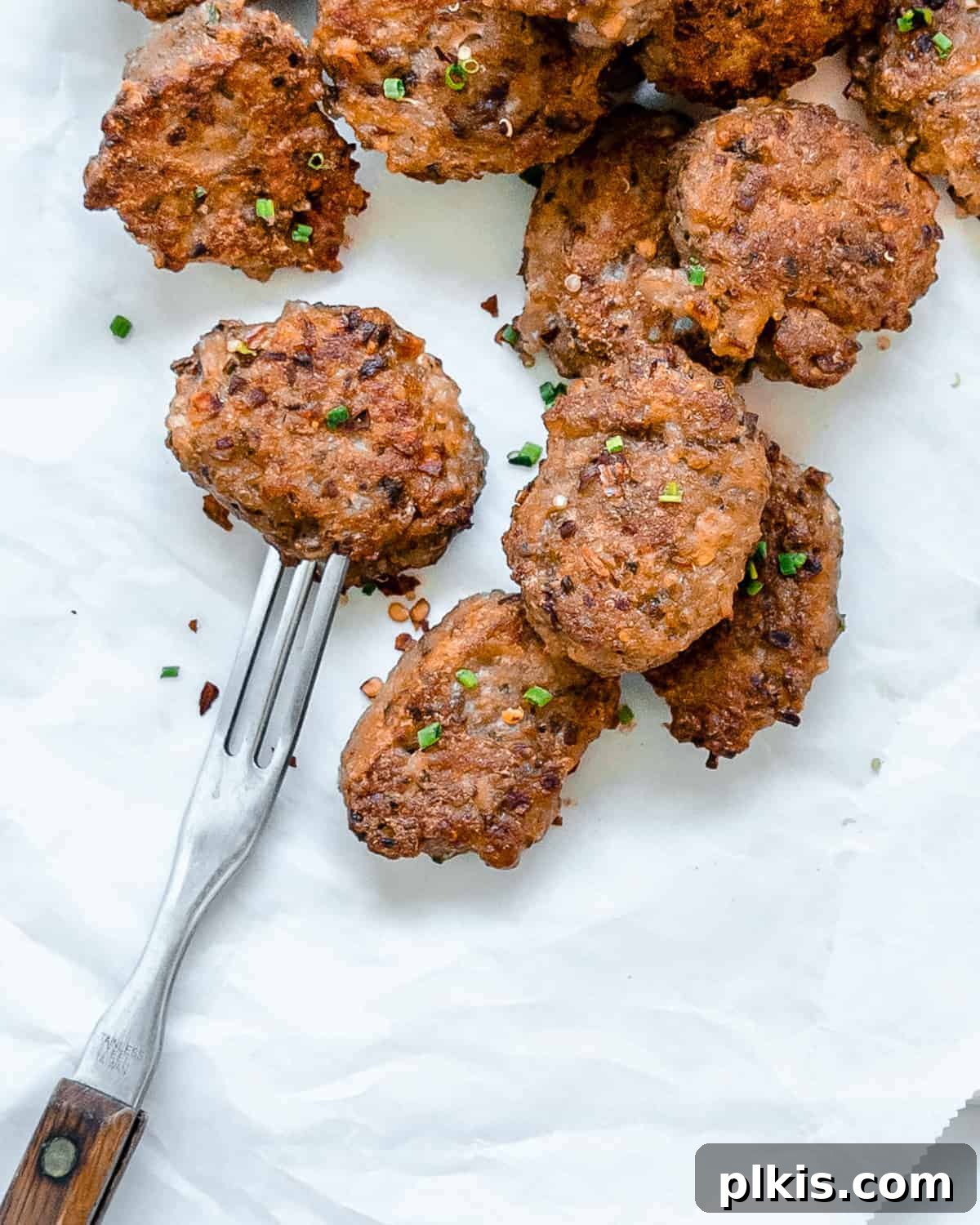 Crispy Quinoa Bites 14 completed Quinoa Tater Tots on a white surface