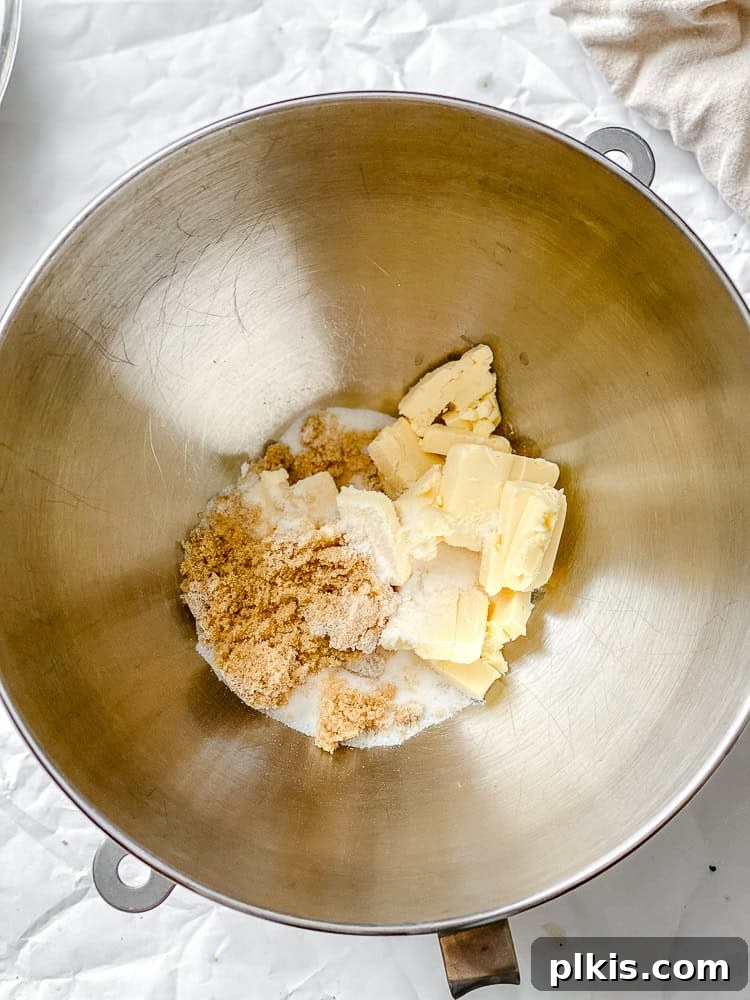 Spiced Carrot Cake Cookies 4 Process shot showing wet ingredients together in a bowl before mixing.
