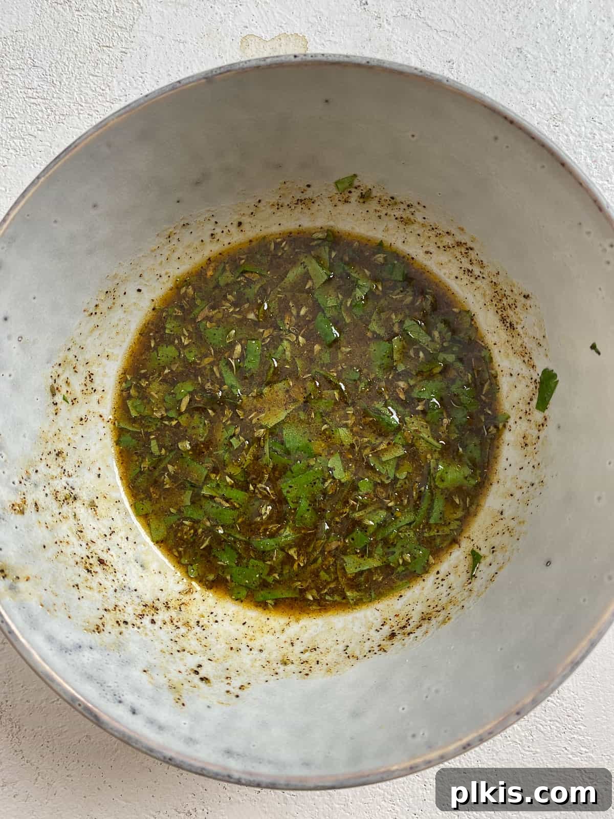 Sizzling Plant-Powered Fajitas 5 bowl of mixed spices, oil, and lime