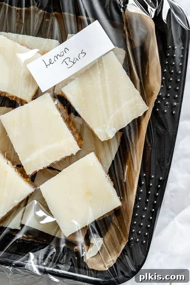 Sunshine Vegan Lemon Squares 9 completed Easy Vegan Lemon Bars in a clear storage container