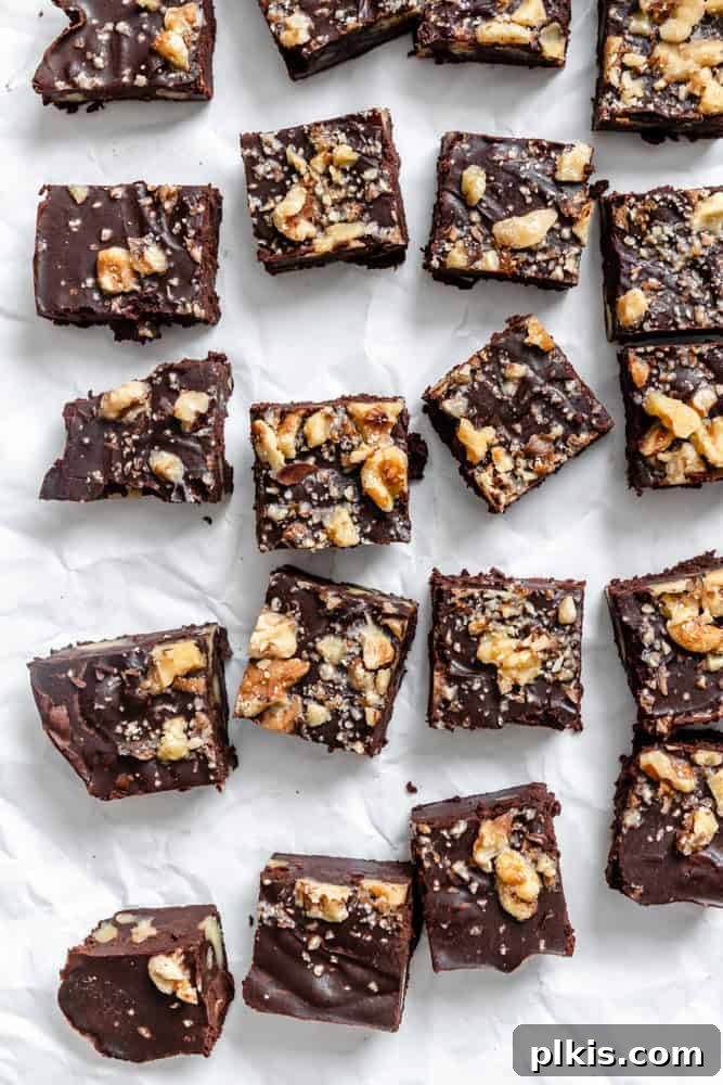 completed Vegan Fudge [Easy Microwave Fudge] on a white surface