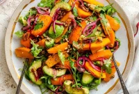 Golden Harvest Persimmon Salad