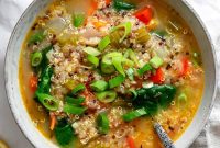 Hearty Quinoa and Vegetable Soup Recipe for Comforting Meals