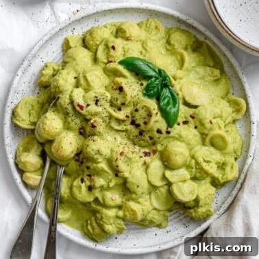 Creamy Vegan Cauliflower Alfredo Sauce Recipe 11 completed Broccoli Pasta Sauce plated