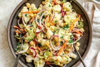 Roasted Cauliflower Salad with Lemon & Herbs