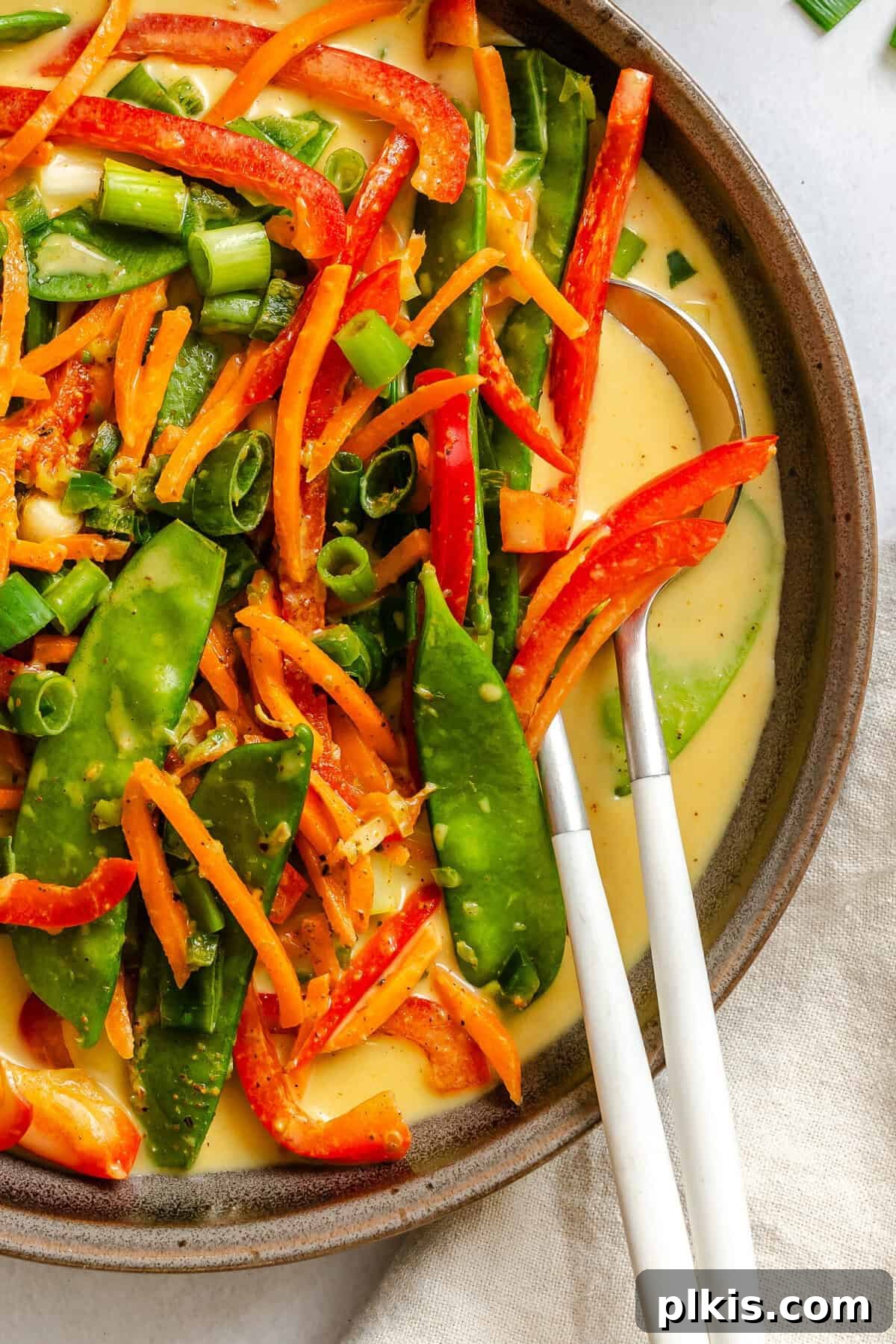 Completed Easy Vegan Curry in a bowl.