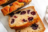 Eggless Cranberry Orange Bread Recipe